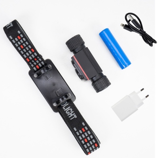 Lanterna frontala PNI Adventure F80 Dual LED, 1000 lm, 6W, 2200 mAh, IP68, cu alimentator PNI CHG300 inclus - Img 7