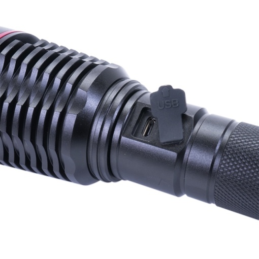 Lanterna PNI Adventure F420 din aluminiu cu led 1000lm pana la 420m, acumulator 8000 mAh, functioneaza 10 ore continuu, incarcare micro USB - Img 5