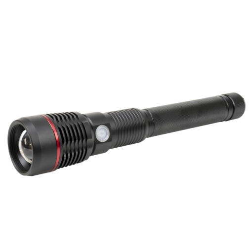 Lanterna PNI Adventure F450 din aluminiu cu focus si functie BOOST, led 20 W, 1500 lm pana la 450 m, IPX5, power bank cu iesire USB, incarcare prin micro USB, acumulator 4400 mAh inclus, functioneaza - Img 2