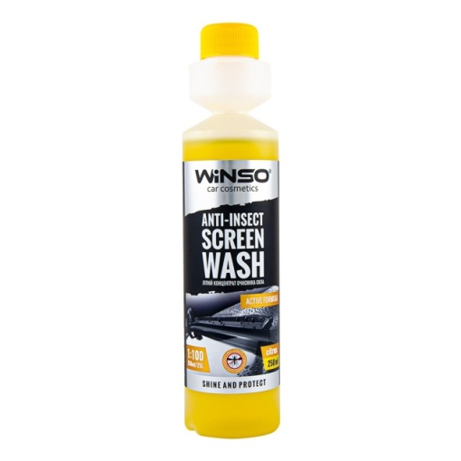 Lichid parbriz concentrat Winso Anti-Insect Citrus 250 ml ●1:100, 25 L
