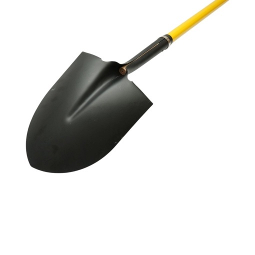 Lopata otel cu varf ascutit tip cazma 220x290x1500mm, coada din fibra de sticla Crownman - Img 8
