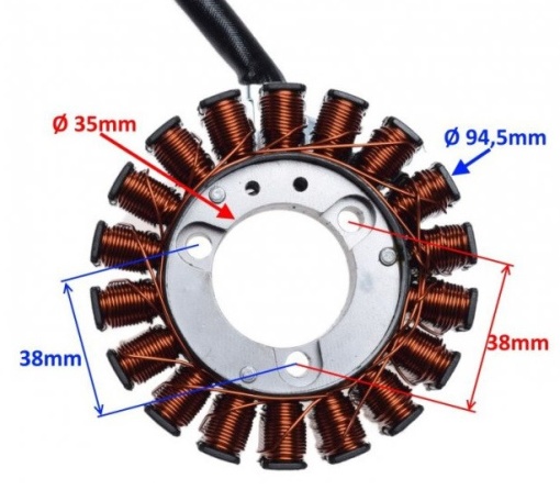 Magnetou scuter Honda SH 125 - 150CC (18 bobine) - Img 2