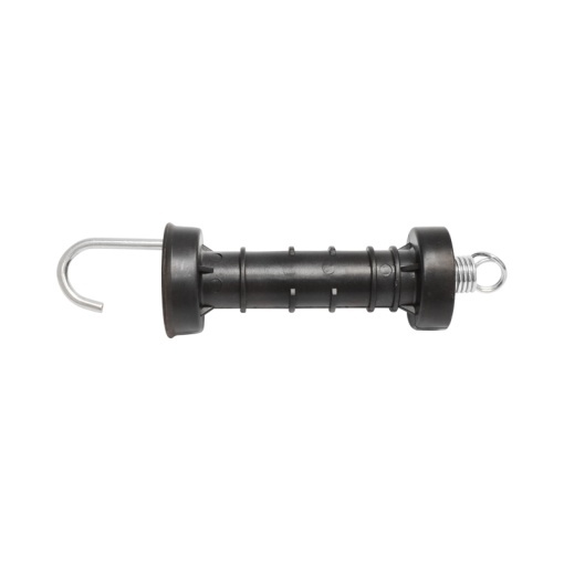 Maner poarta negru cu carlig si arc mare gard electric Mezofarm - Img 3