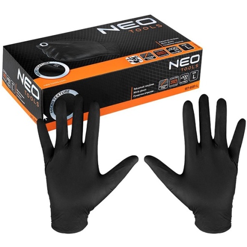 Manusi de nitril marimea L, 100 buc. NEO TOOLS