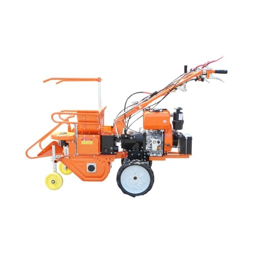 Masina de recoltat porumb pe 1 rand, motor diesel 9CP, 4 timpi, 438cc, autopropulsata, pornire electrica, 12 cutite - Img 2