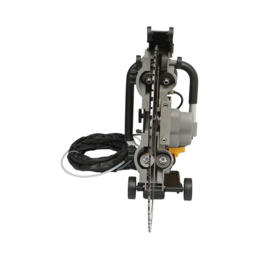 Masina de taiat beton electrica 5000W, 220V, disc inelar diamantat 500mm, adancime 390mm, pompa apa automata 20 L/min Breckner Germany - Img 4
