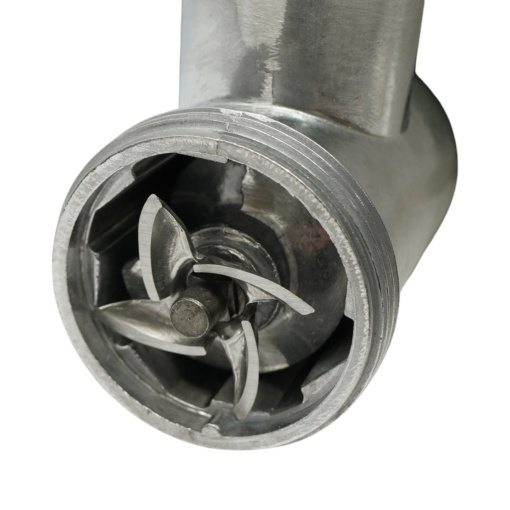 Masina de tocat carne electrica 2000W, 220V, cutit inox, adaptor carnati, 2 site inox 5mm si 7mm incluse - Img 9