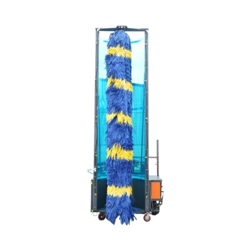 Masina electrica automata de spalat autobuze si camioane 48V, 1800W, baterie Li-ion 60Ah, perie verticala 3.8m, rezervor apa 550L THOR - Img 2