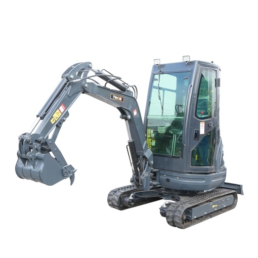 Mini excavator 2T cu cabina, motor diesel 25CP (18.4KW), adancime sapare 2120mm, capacitate ridicare 350Kg, 2 cupe incluse 400/770mm THOR - Img 6