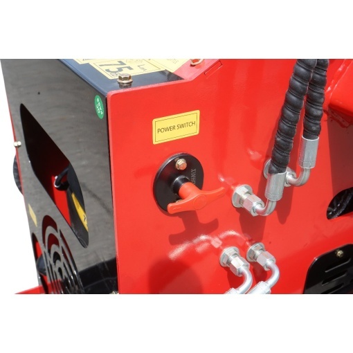 Mini incarcator frontal pe roti, motor benzina 23CP, 739cc, capacitate ridicare 350kg, volum cupa 0.15m3 THOR - Img 12