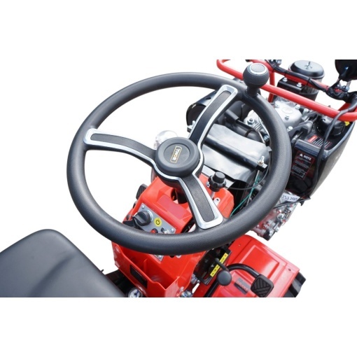 Minitractor agricol 4x4 diesel 17CP, 531cc, 3+1 viteze, 2 cutii de viteze, pornire electrica/manuala, latime lucru 1050mm cu freza, rarita, roti metalice, picior sprijin THOR - Img 8