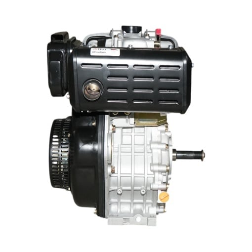 Motor diesel 10CP 186F, 418cc, turatie 3600rpm, ax rotund filetat 25.4mm, pornire sfoara Breckner Germany - Img 5