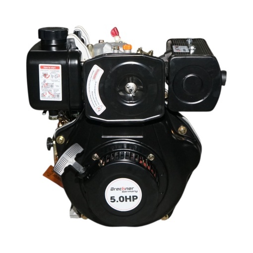 Motor diesel 5CP 173F, 247cc, turatie 3600rpm, ax rotund filetat 19.05mm, pornire sfoara Breckner Germany - Img 4