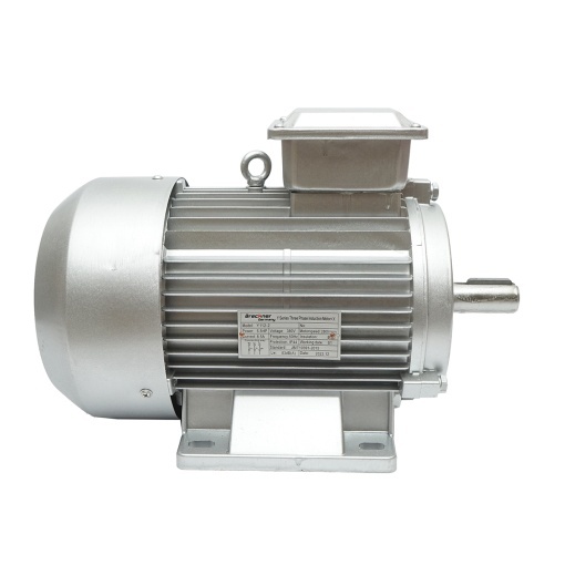 Motor electric trifazat 4KW, 380V cu bobinaj din cupru si carcasa de aluminiu IP44 - Img 4