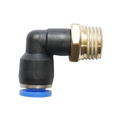 Mufa rapida cot plastic 6mm filet exterior alama 1/4 - Img 2