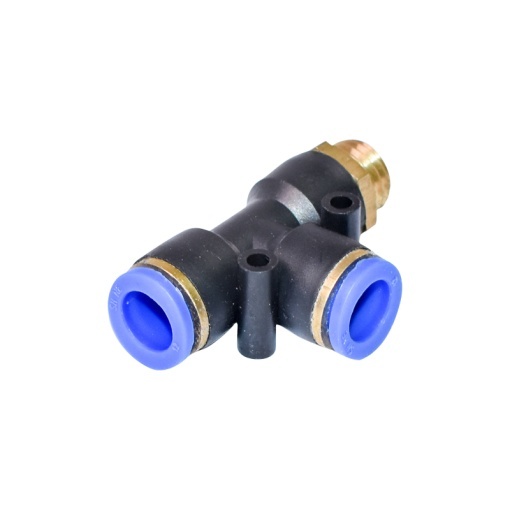 Mufa rapida T plastic si surub metalic fi 12x12 cu M16 - Img 3