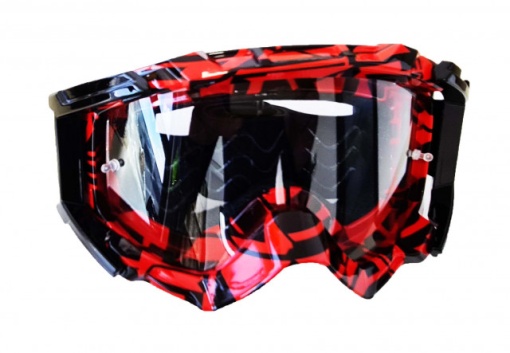 Ochelari ATV / Enduro / Motor Cross (rosii) - Img 3