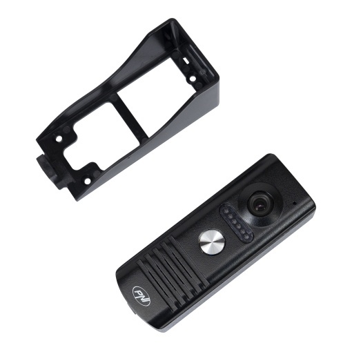 Pachet 2 bucati Interfon video PNI DF930 ecran LCD 7 inch, 800x480, iesire yala electromagnetica, negru - Img 6