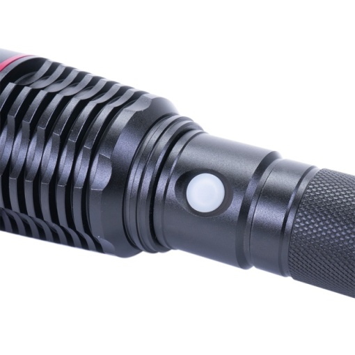 Pachet lanterna PNI Adventure F420 din aluminiu cu LED 10W, 1000lm, pana la 420m, cu 2 acumulatori inclusi, 8000 mAh tip 26650 si alimentator PNI CHG300 cu port USB C, QC3.0, PD3.0, PPS si port USB-A, - Img 2