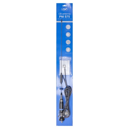 Pachet Statie radio CB PNI ESCORT HP 6500 ASQ, RF Gain, 4W, 12V + Antena CB PNI S75 cu cablu si montura fixa 7-9KM - Img 7