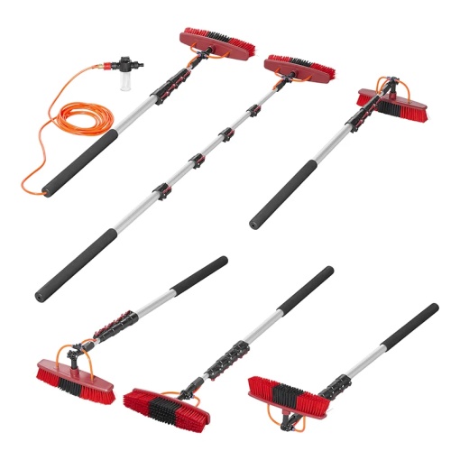 Perie de spalat Heavy Duty cu maner telescopic reglabil (166–700 cm), dotata cu dozator de sapun - Img 2