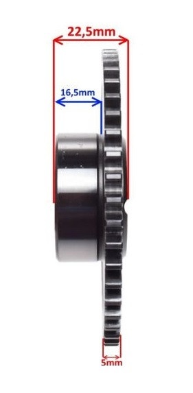 Pinion bendix Yamaha YBR 125cc - Img 3