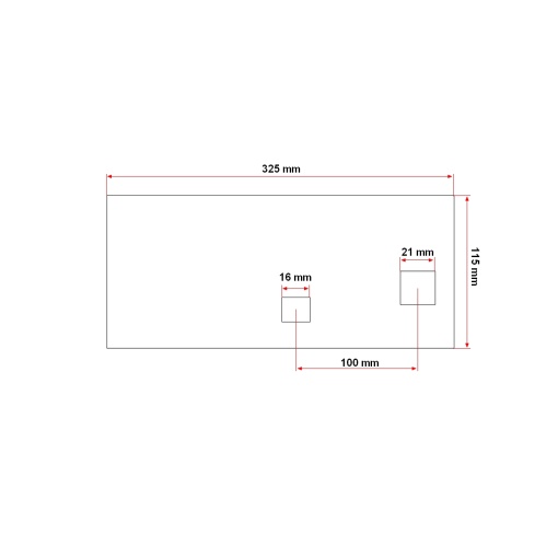 Plaz scurt drept PP4 fara cioc 10mm grosime - Img 4
