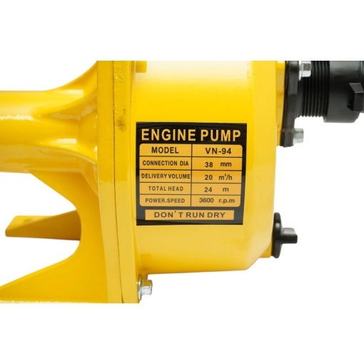 Pompa apa centrifuga autoamorsanta cu fulie dubla 3kW, 1.5 toli, debit 20 m3/h, adancime aspiratie 7m, inaltime pompare 24m pentru irigatii - Img 10