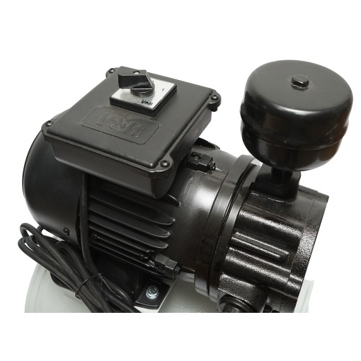 Pompa vacuum uscata cu motor 550W, 200L/min 1440rpm si rezervor pentru aparat de muls vaci Breckner Germany - Img 8
