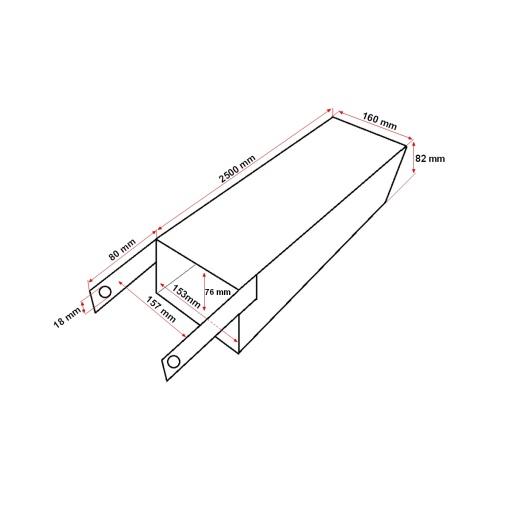 Prelungitoare lame 2,5m pentru motostivuitor 3 Tone - Img 5