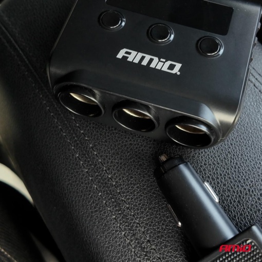 Priza bricheta 4xUSB-A QC3.0 PD 3.0 180 W Amio - Img 2