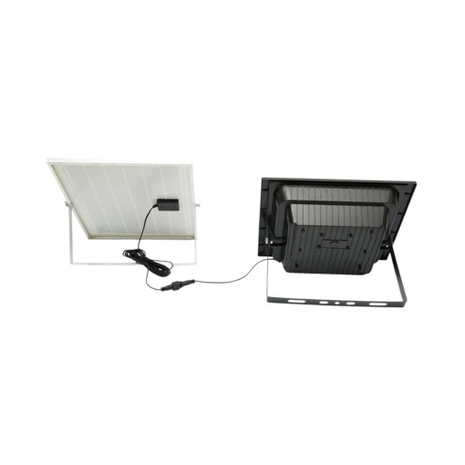 Proiector LED 200W, 6500K cu panou solar 12W, baterie LiFePO4 8000mAh si telecomanda IP67 Breckner Germany - Img 3