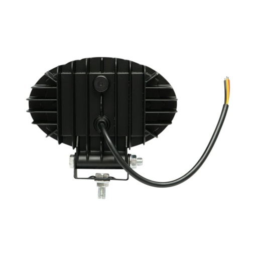 Proiector oval LED cu DRL 17W, 9-36V, 54 LED-uri, alb-galben, carcasa aluminiu 141x106x38mm IP67 Breckner Germany - Img 4