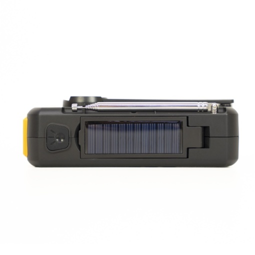 Radio portabil PNI DYN300, cu dinam, incarcare solara, lanterna, powerbank 4000 mAh, SOS, IPX3, orange - Img 6