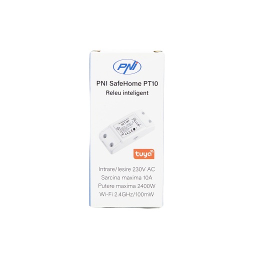 Releu inteligent PNI SafeHome PT10 WiFi, ON / OFF iesire 230V 10A, comanda prin internet, aplicatie de mobil Tuya Smart integrare in scenarii si automatizari smart cu alte produse compatibile Tuya - Img 8