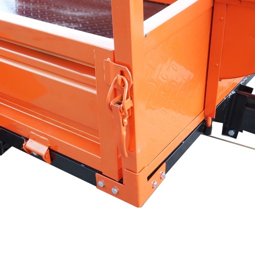 Remorca motocultor basculabila 450kg, bena 1400x1000x300mm, roti 4.00-12 THOR - Img 11