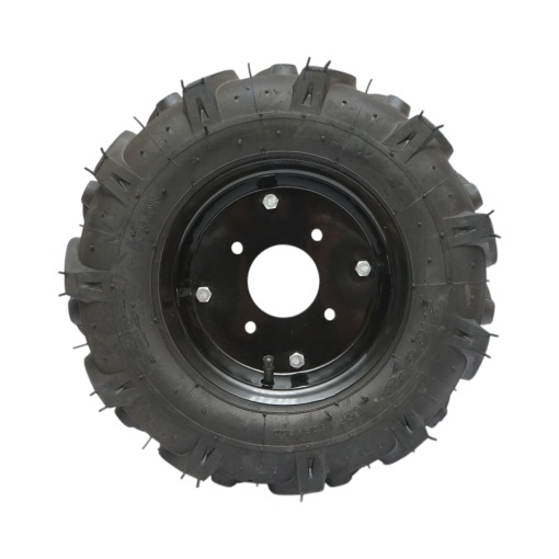 Roata completa 400/8 R1 6PR crampon cu janta neagra THOR - Img 4
