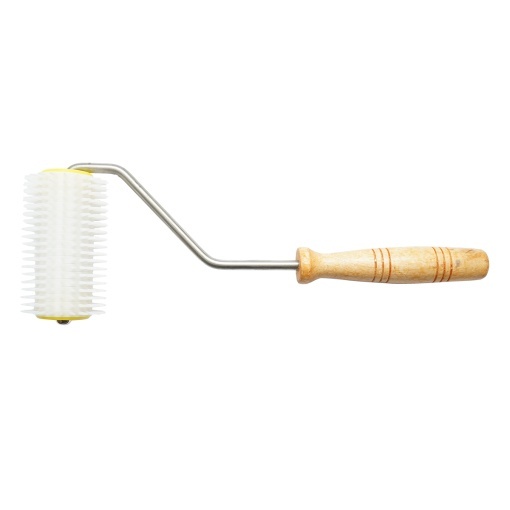 Rola descapacit 99mm din plastic cu maner din lemn - Img 3