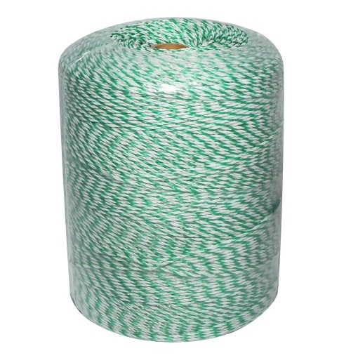 Rola fir verde fluorescent-alb fi 2.5mm 3x0.2mm SS, 1x0.25mm Cu, 1000m gard electric Bourget - Img 3