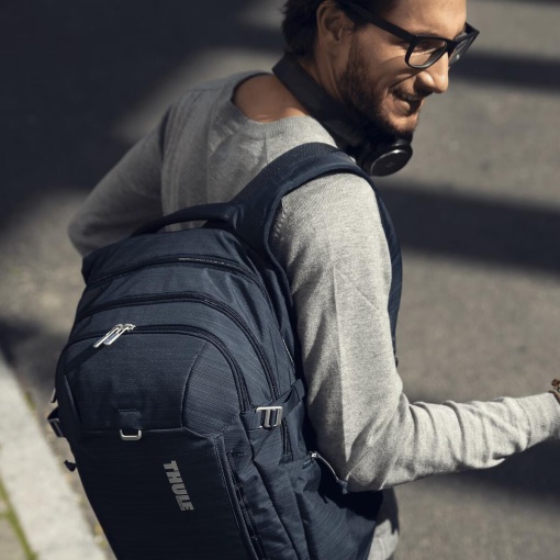 Rucsac urban cu compartiment laptop, Thule, Construct, 24L, Carbon Blue, model 2026 - Img 3