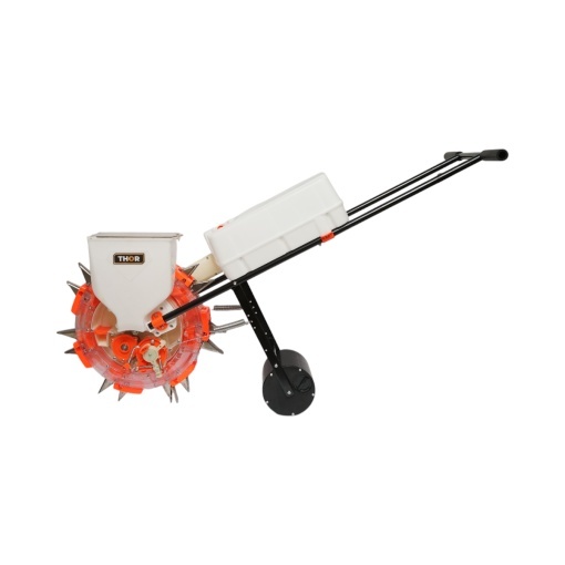 Semanatoare manuala cu 7 dinti, adancime semanare 8cm, rezervor seminte 4L, cutie fertilizare 12L THOR - Img 2