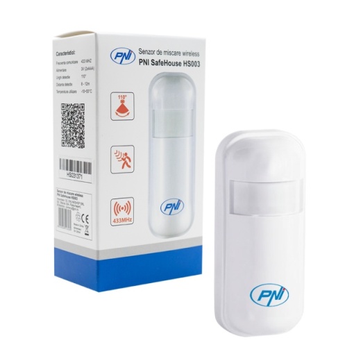 Senzor de miscare PIR PNI SafeHouse HS003 fara fir pentru sisteme de alarma wireless - Img 7