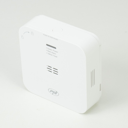 Senzor de monoxid de carbon (CO) PNI SafeHouse HS281 cu Wi-Fi, control din aplicatia Tuya Smart, alimentare baterii AA, 85dB, alarma sonora si vizuala, alarma silentioasa - Img 5