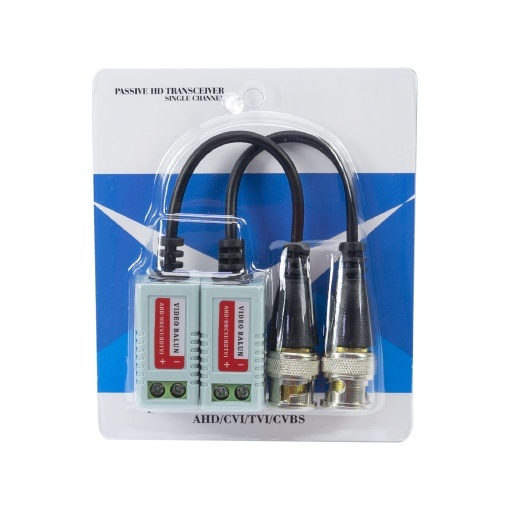 Set 2 Adaptori CCTV PNI 201C Video Balun Pasiv BNC pe fir 600m pt. cablu CAT5 - Img 2