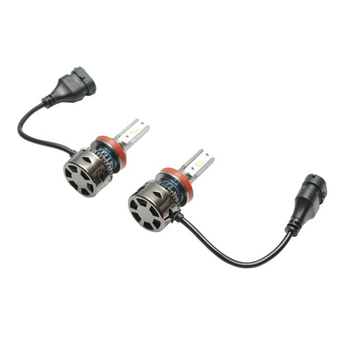 Set 2 becuri auto LED H11, 27W, 12V lumina alb rece - Img 3