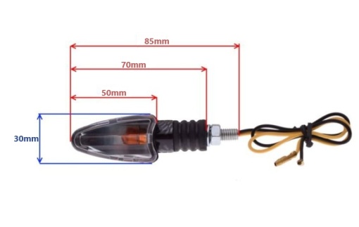 Set 4 buc semnale scuter / motocicleta LT011 - Img 2