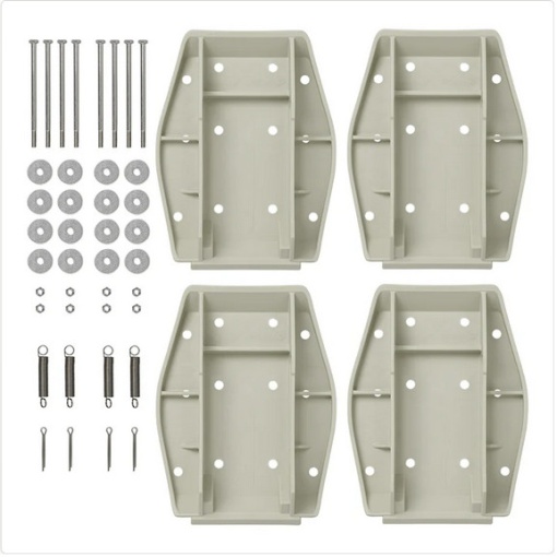 Set 4 picioare stabilizare cu arc pentru rulota 27.5 x 20.5 cm - Img 4