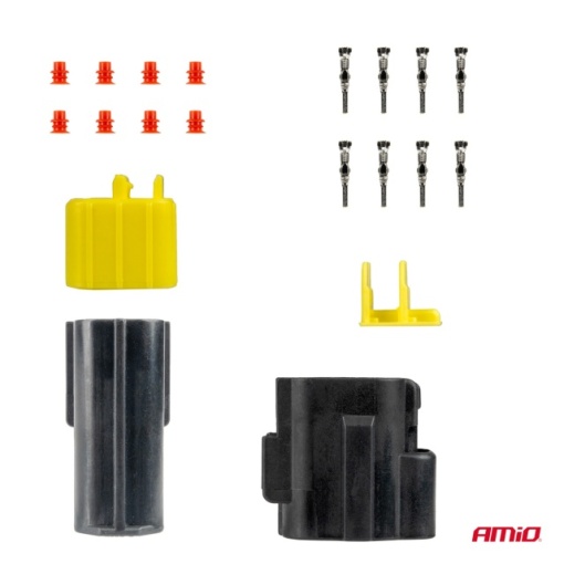 Set conector stecher si priza 4 PIN 2.2mm - Img 2