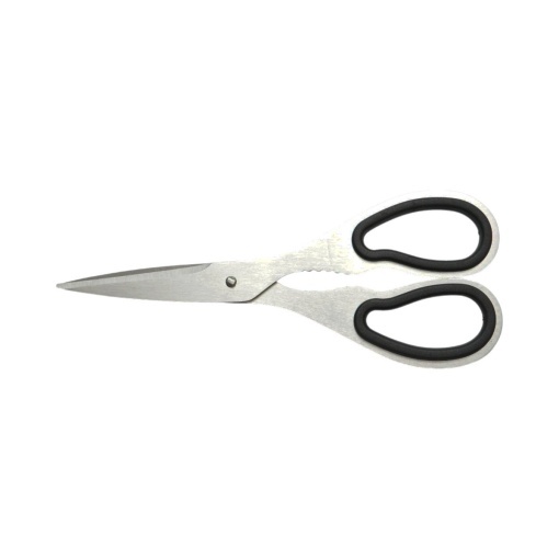 Set cutite bucatarie 8 piese cu suport rotativ acrilic, foarfeca si pila ascutit, lama otel 3Cr13, maner otel 18/0 negru Breckner Germany - Img 11