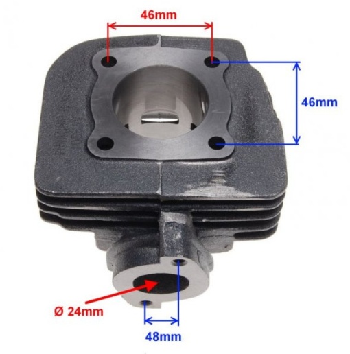Set motor scuter 2T 50cc Suzuki AD / Morini(racire aer) - Img 2